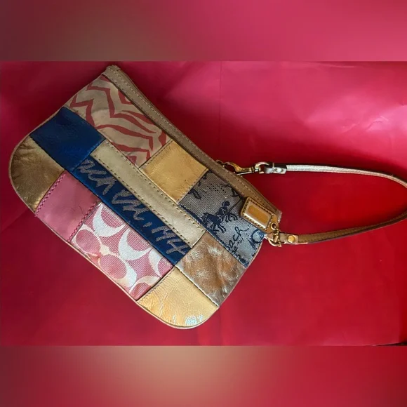 Coach Patchwork Wristlet - Picture 3 of 6